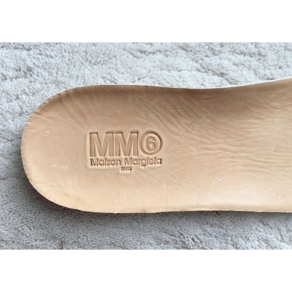 MAISON MARGIELA Mirrored Bronze Leather SNEAKERS - Picture 10 of 14